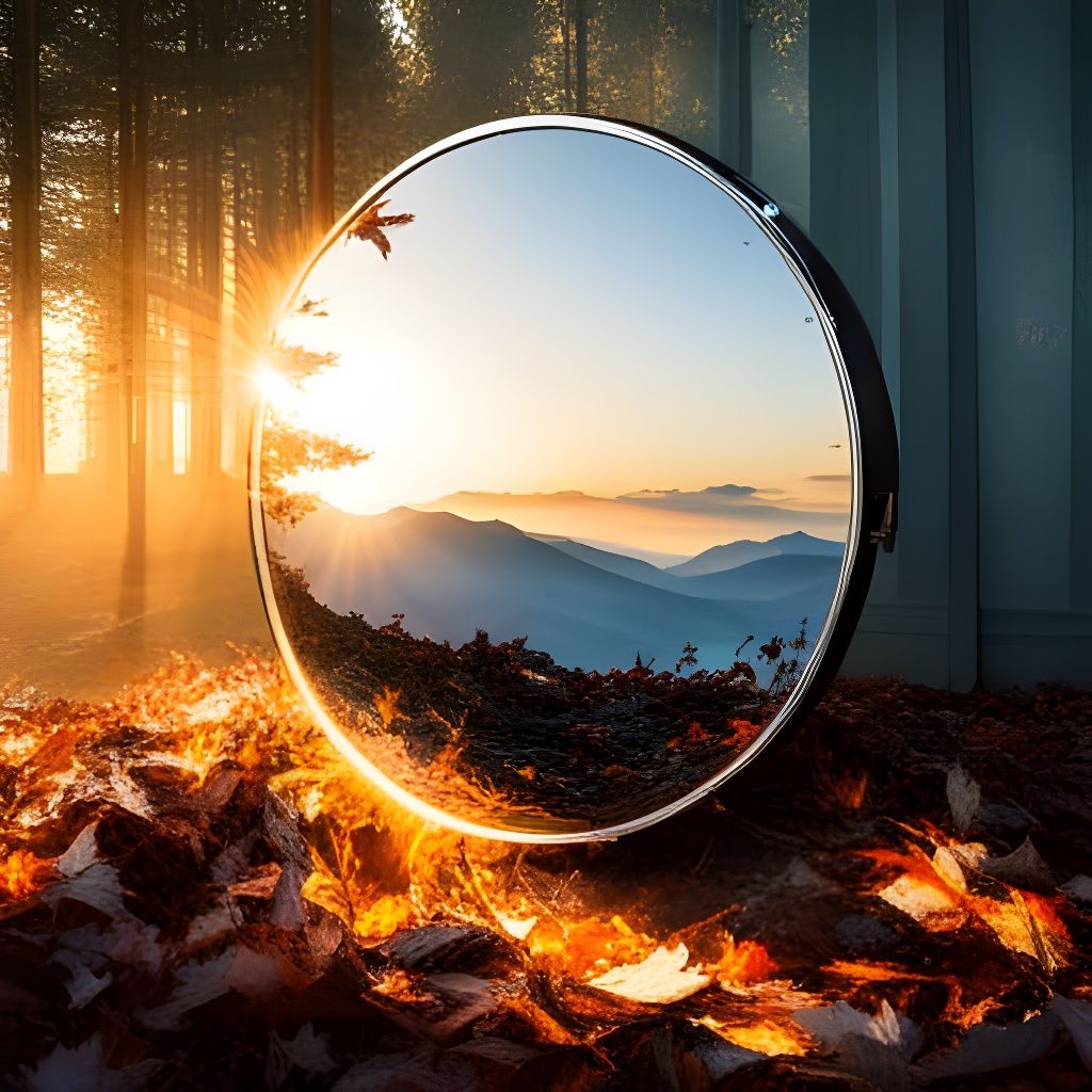 Sunlight Reflected by Mirror Starts Fire