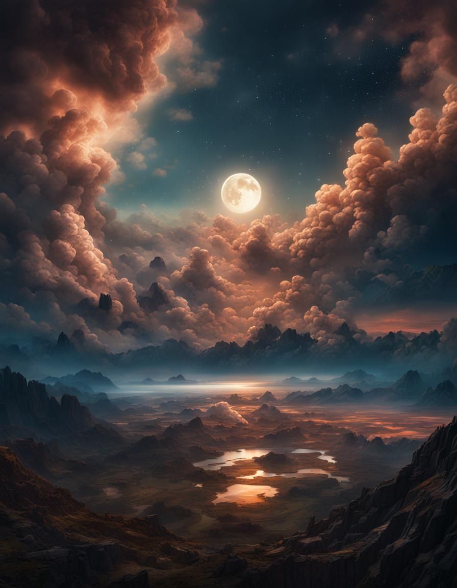 Dreamy night sky