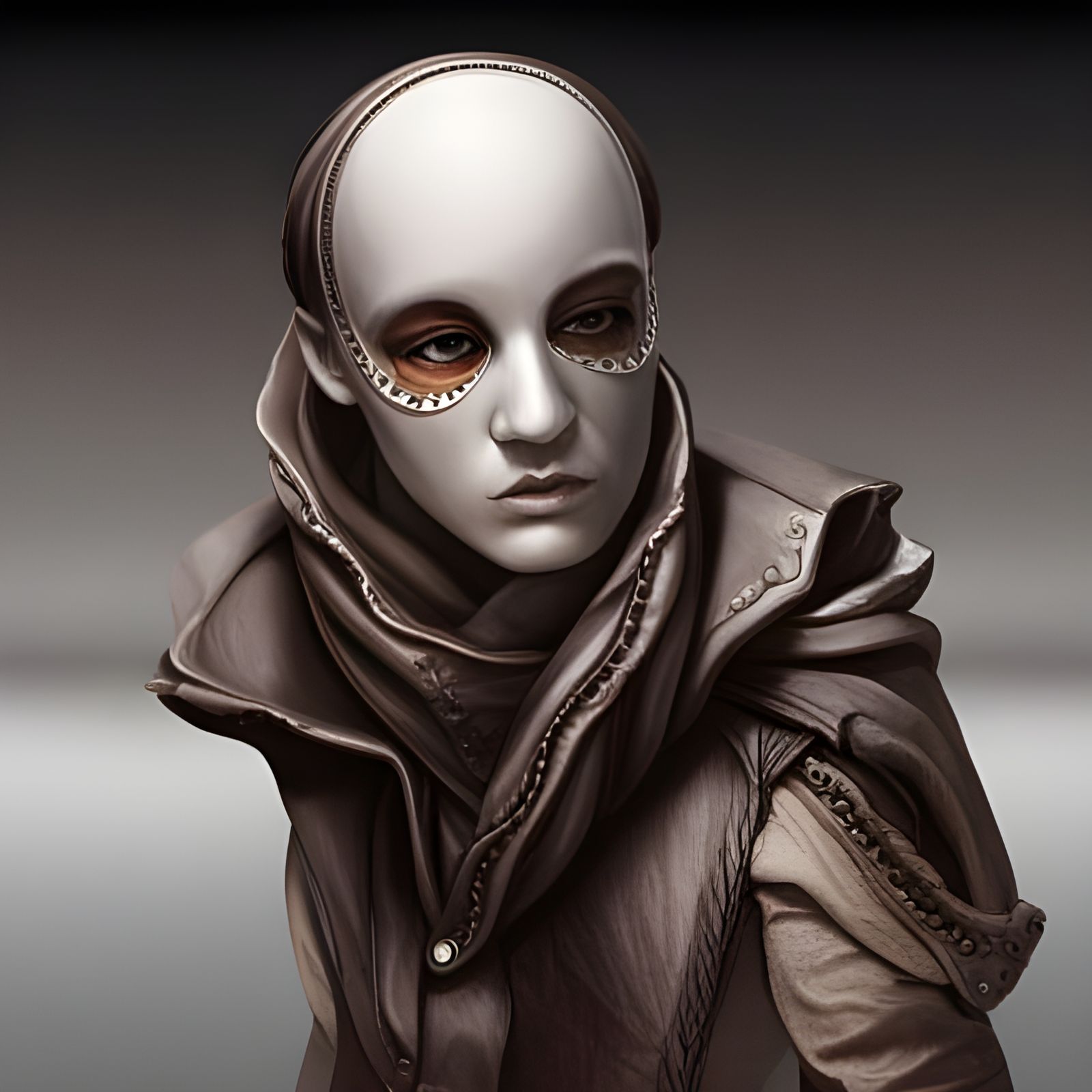 Hyperrealistic Phantom of the Opera Artwork