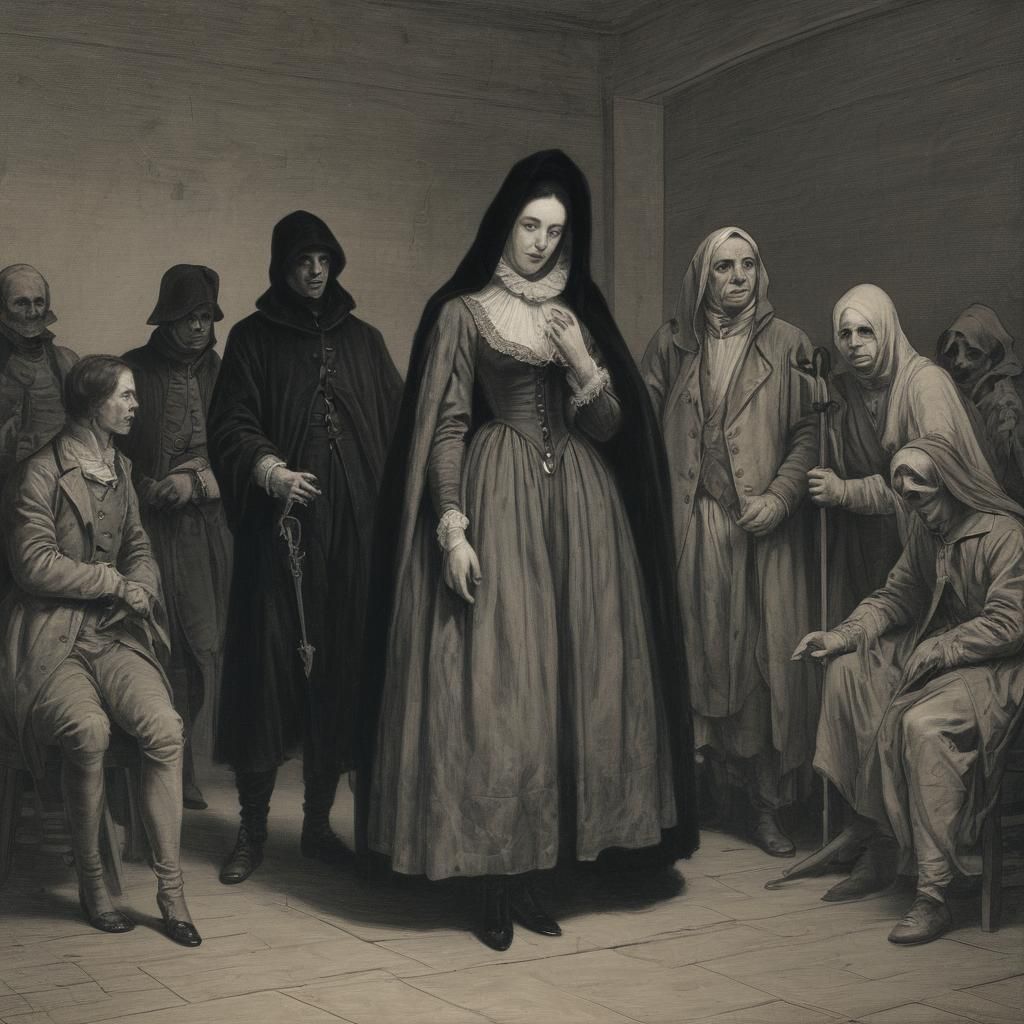 Grimdark Scene in 18th Century Venetian Style