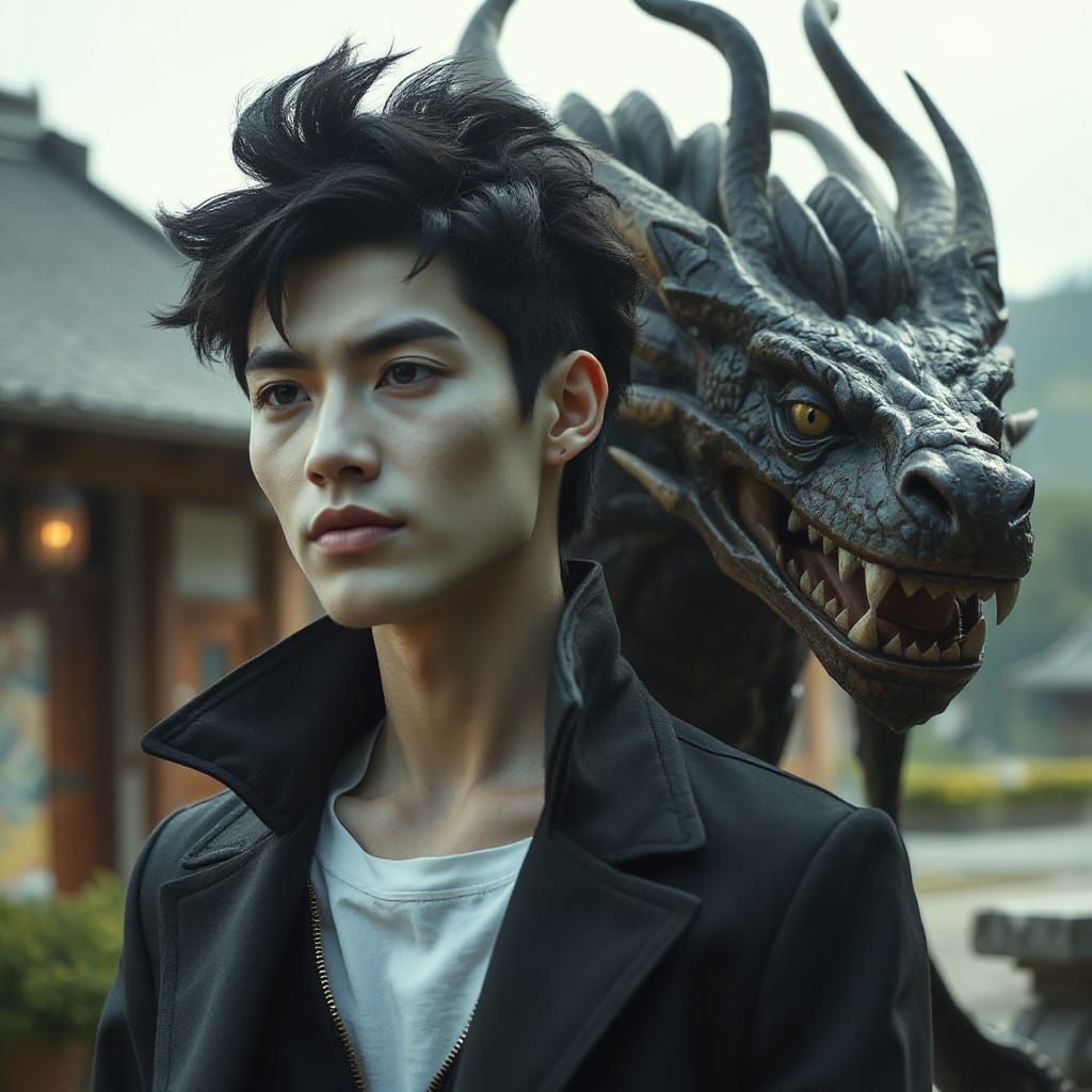 Hyperphotorealistic Villain and Dragon Goddess Photography