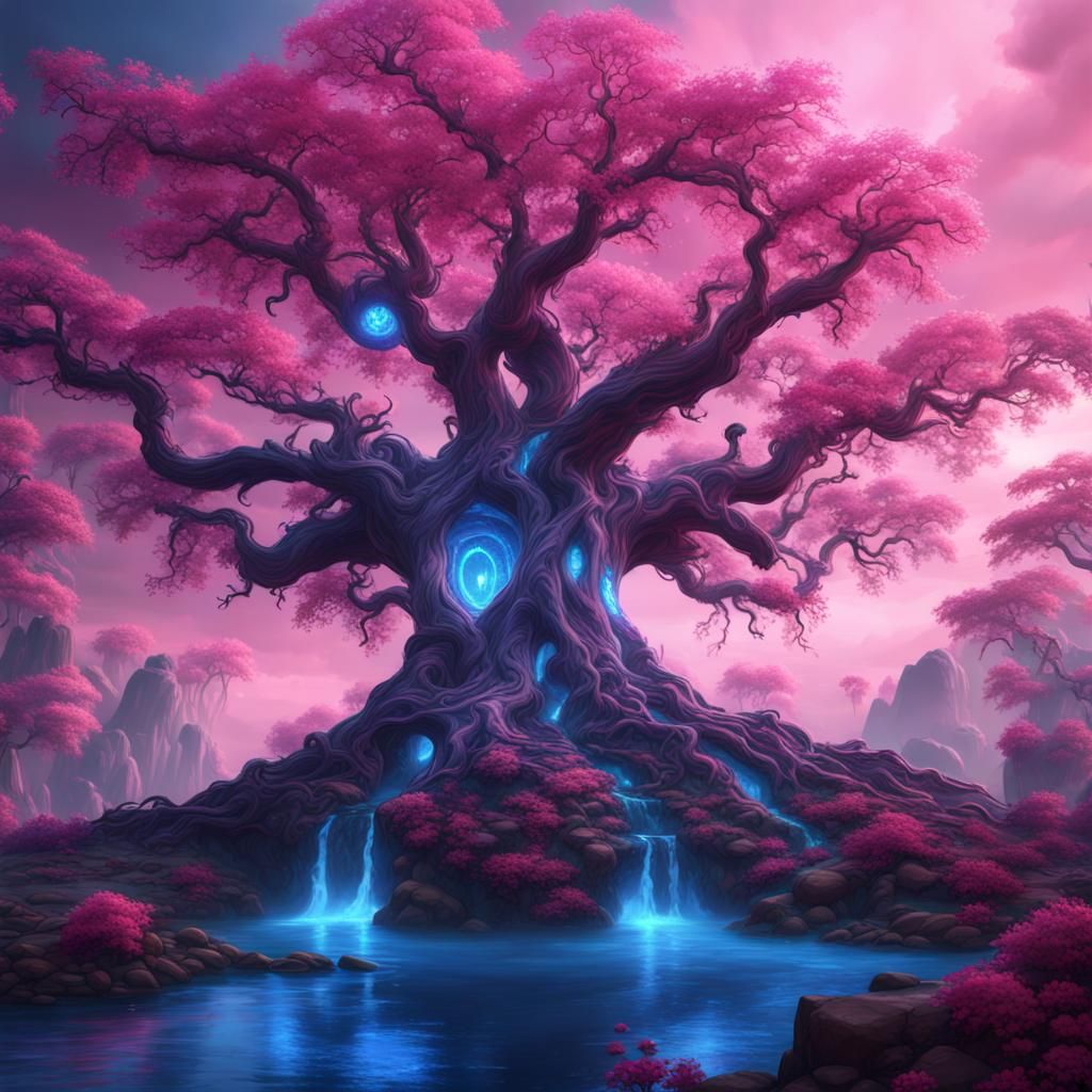 Pink Tree of Souls on Pandora Wallpaper
