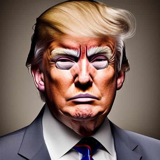 Donald Trump Portrait: Professional Studio Photography
