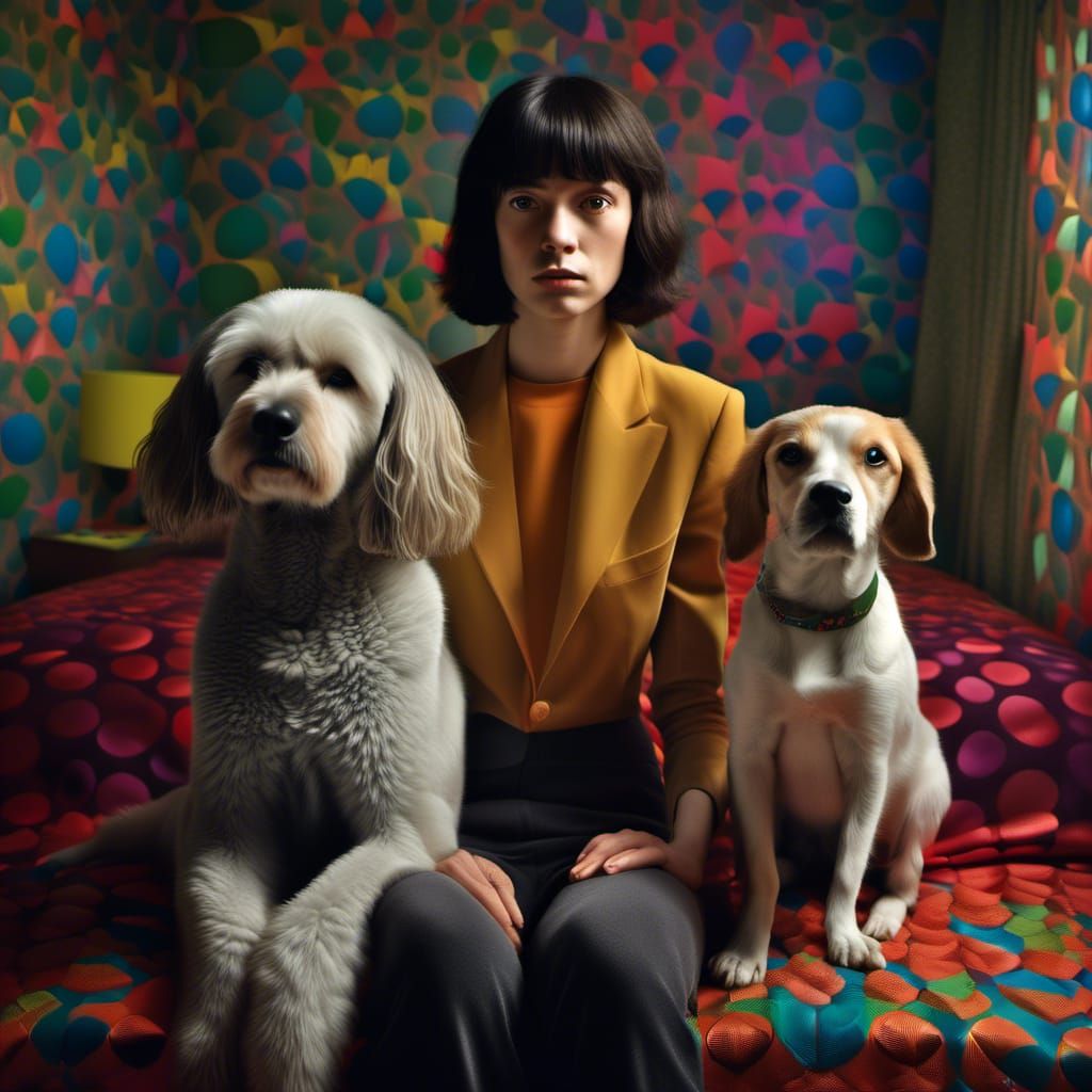 Hyperrealistic Alien Home Portrait in Magical Realism