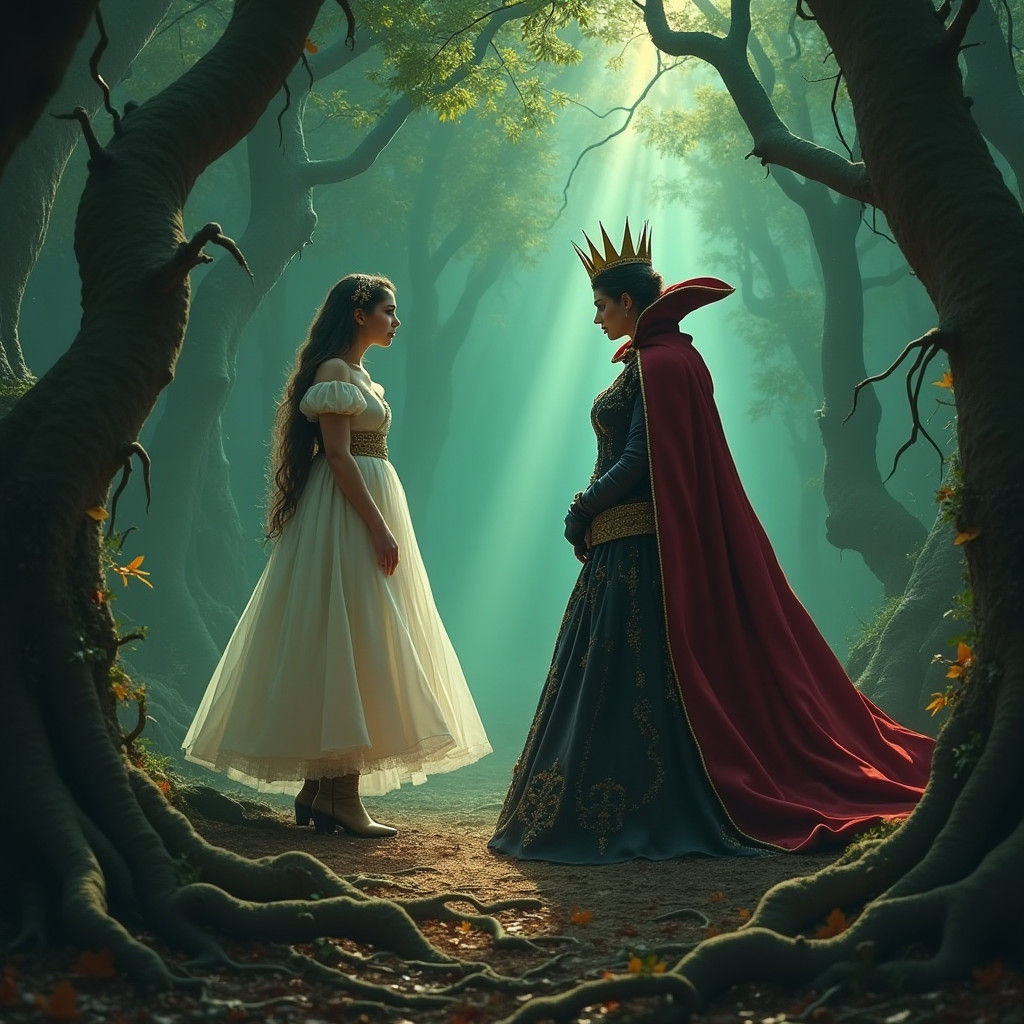 Mystical Forest Meeting: Katy Price and Evil Queen