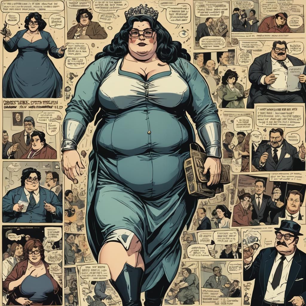 Surreal Cyberpunk Princess Strums Nautilus Lute