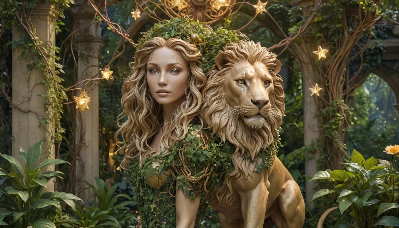 The Dryad and the Lion