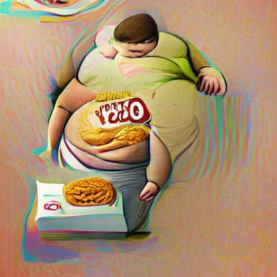 Obesity: A Conceptual AI Image