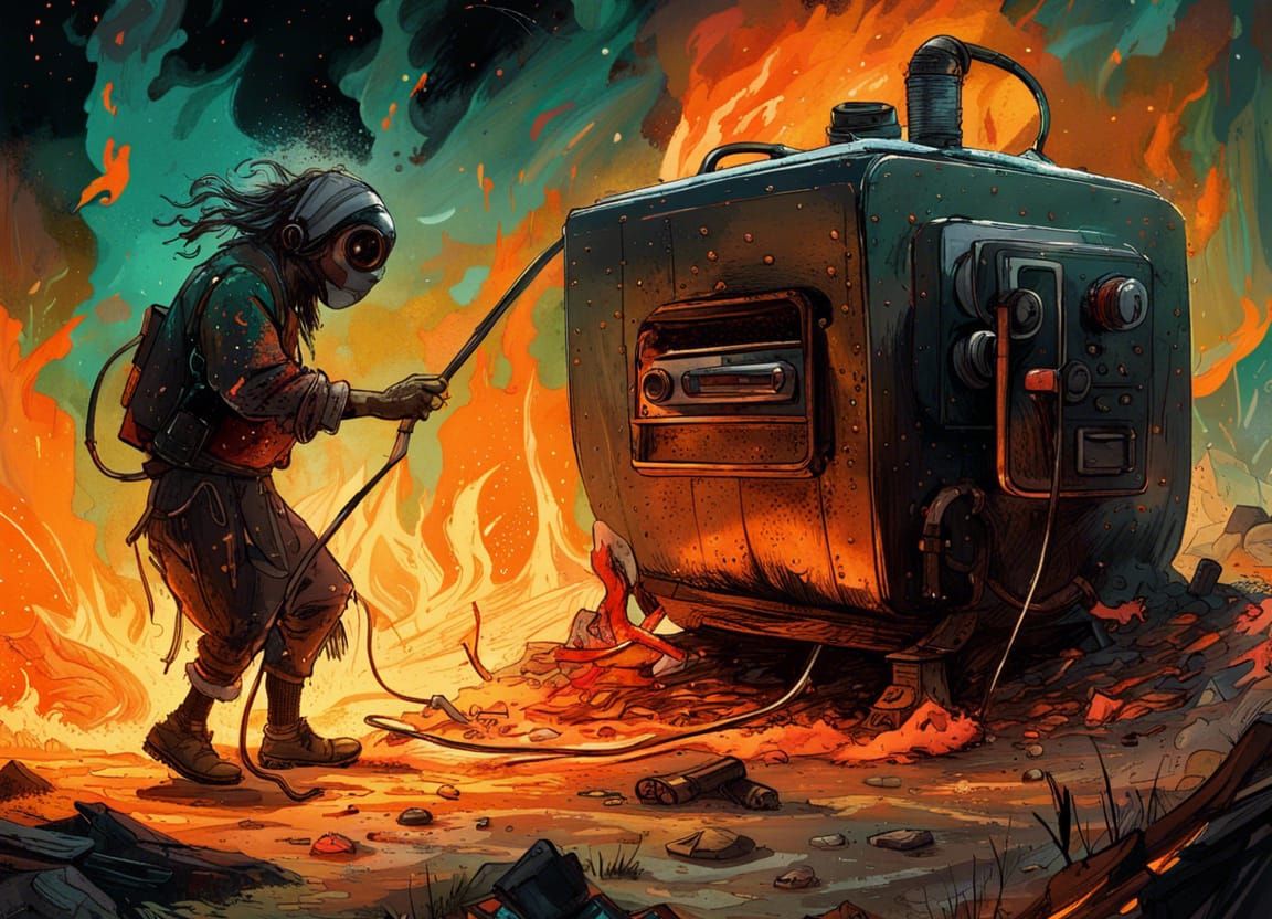 Mutant Vacuum Dances: Hyperrealistic Digital Art