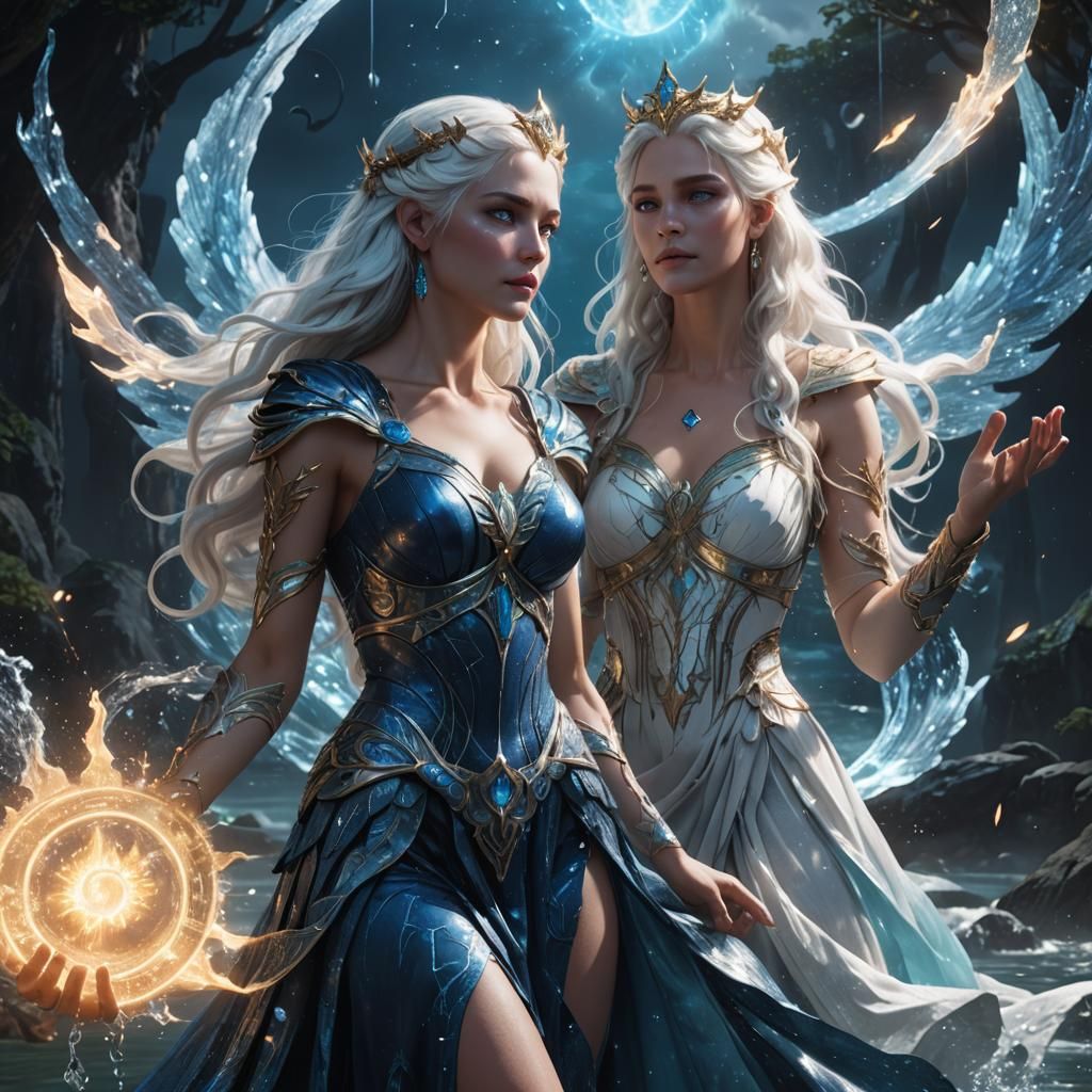 Nyx and Hemera: Goddesses of Night and Light