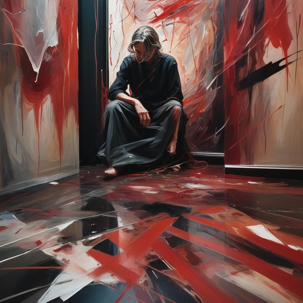 Muted Emotions in a Dimly Lit Space