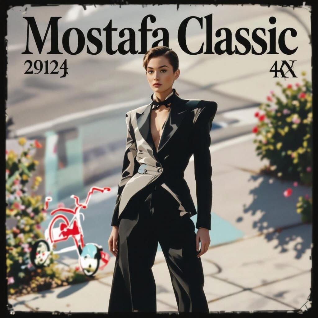 Forgotten Red Tricycle on Quiet Street