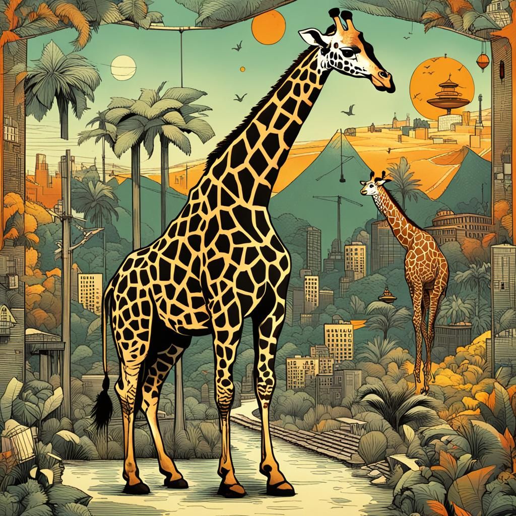 Giraffe Attack in Electro Swing Jazz Fusion Style