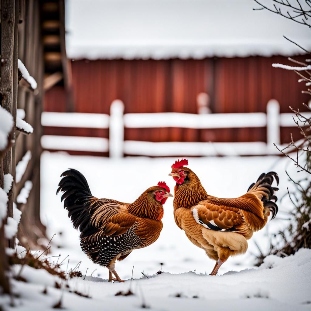 Winter Chickens