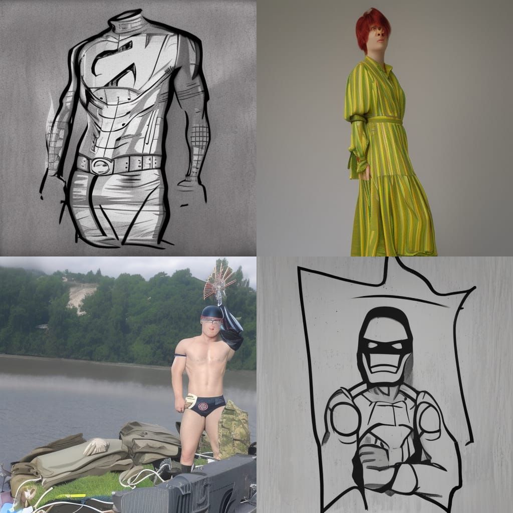 AI Generated Image of a Hero