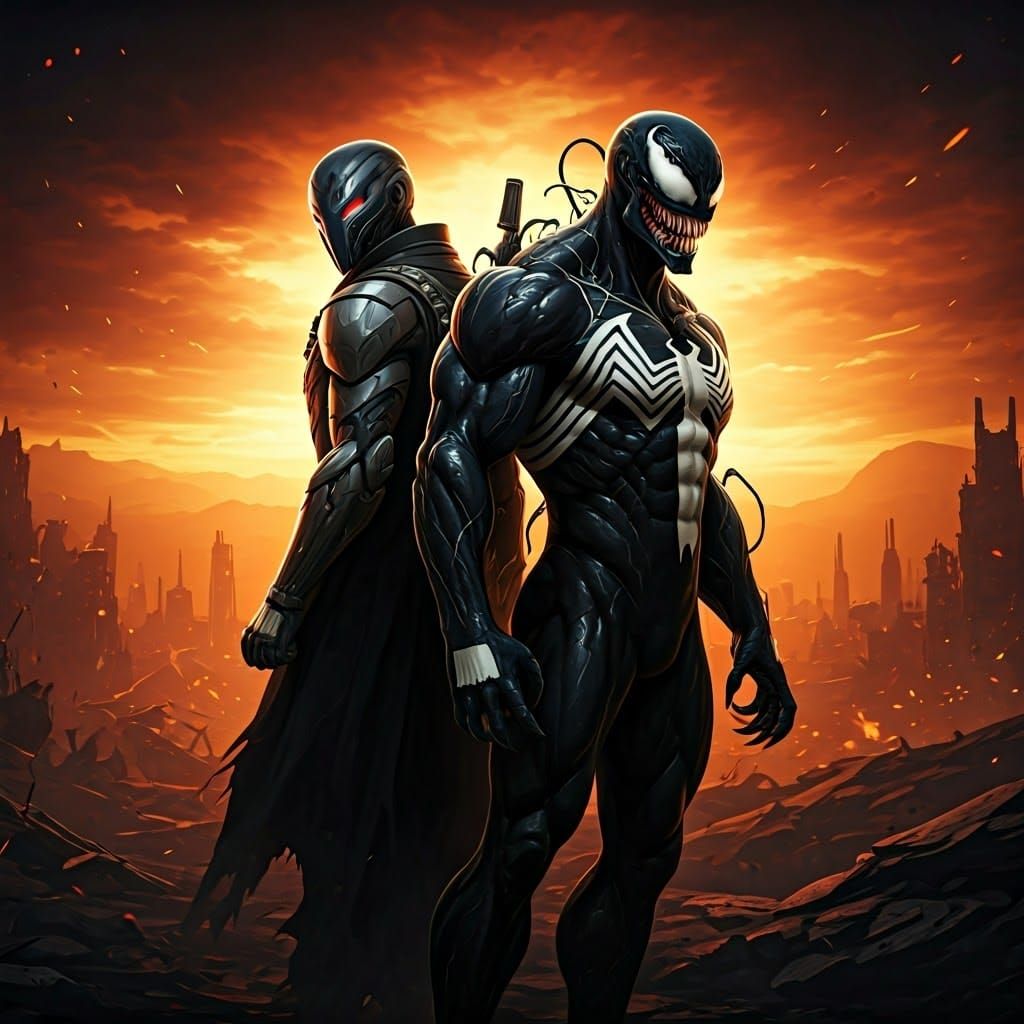 Venom and Prophet Unite in Nanotech Armored Alliance