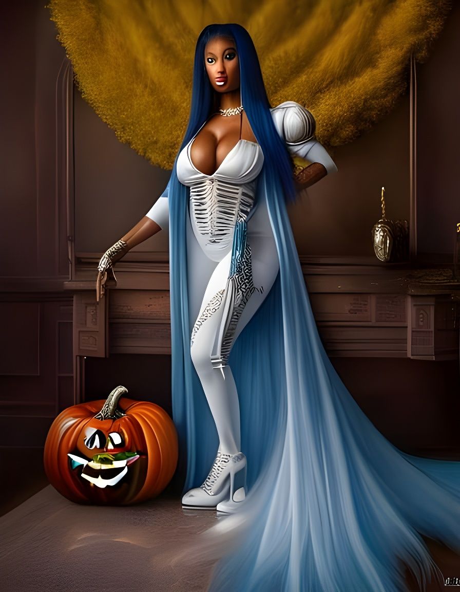 megan thee stallion at halloween II