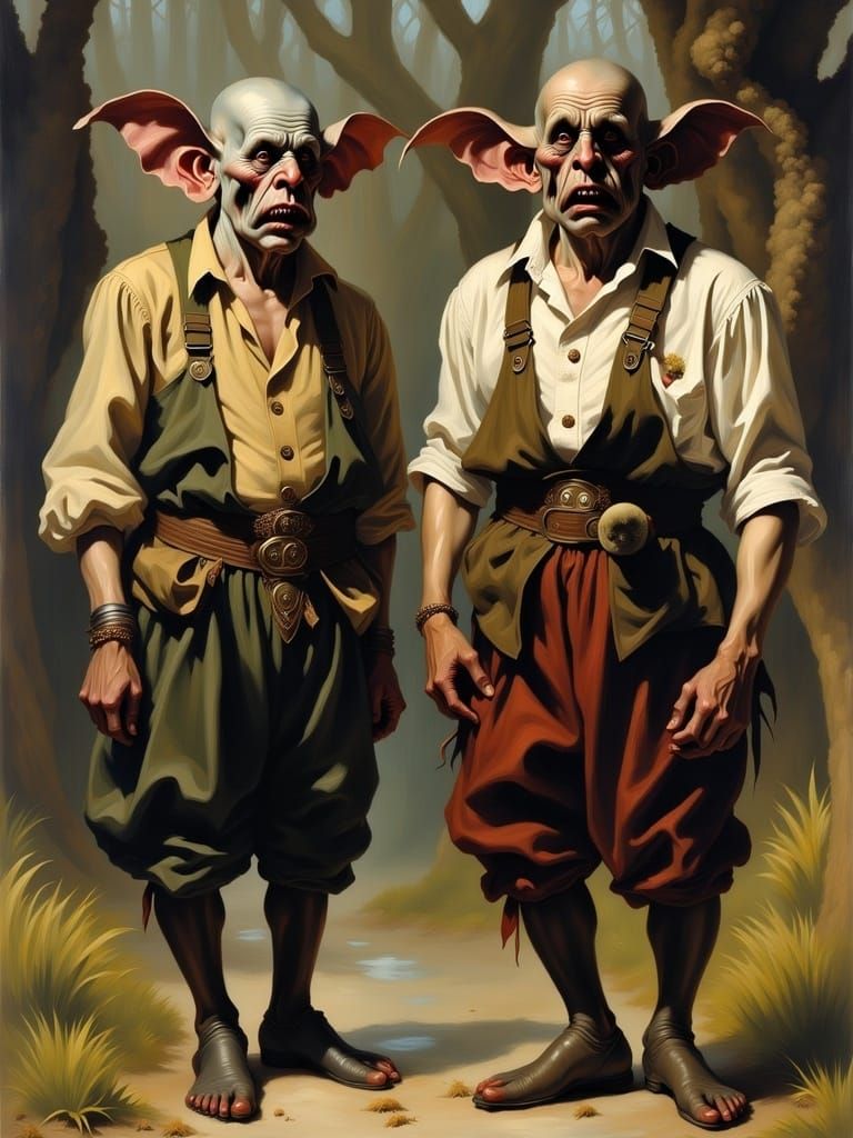 medieval trolls with big ears