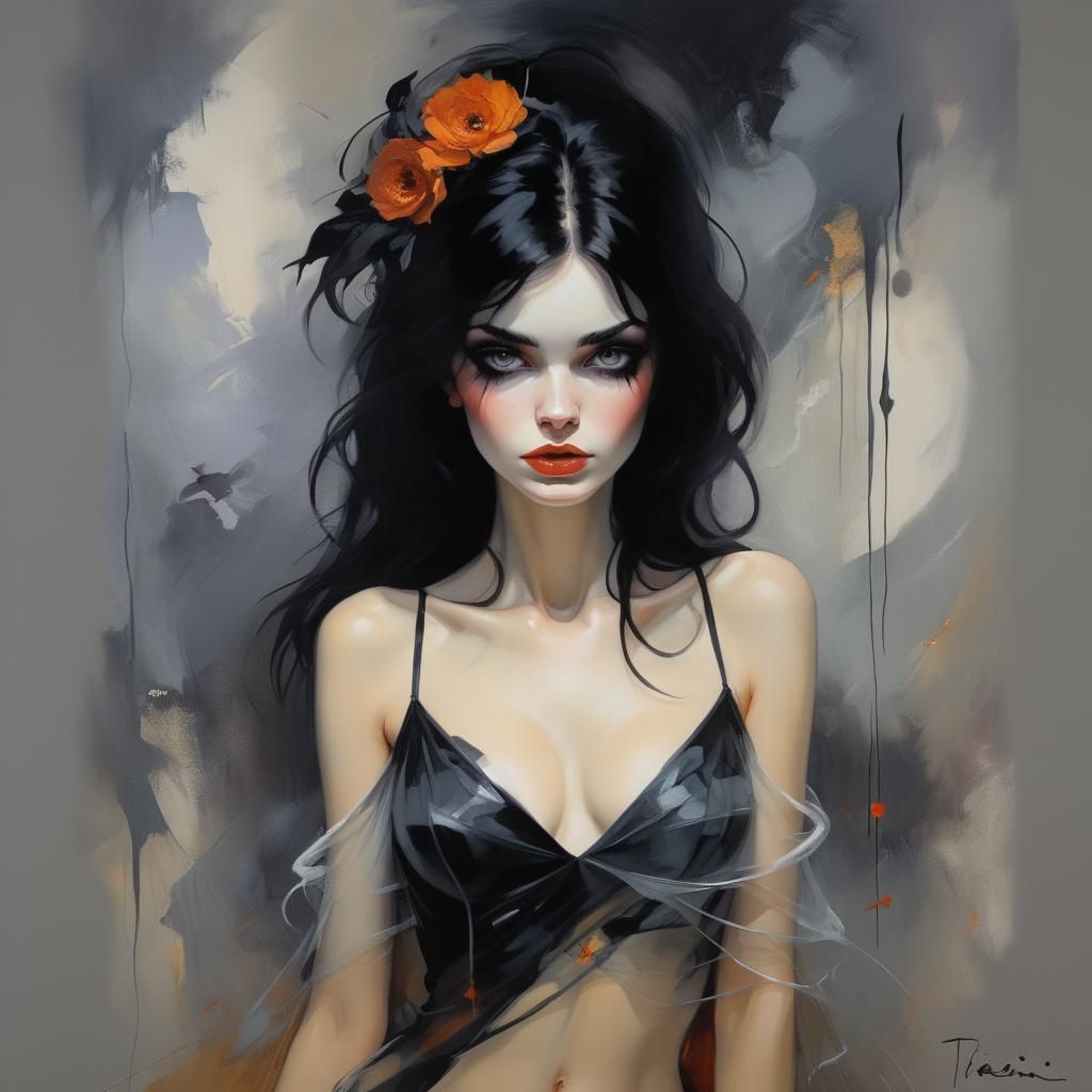 Grimdark Style Painting