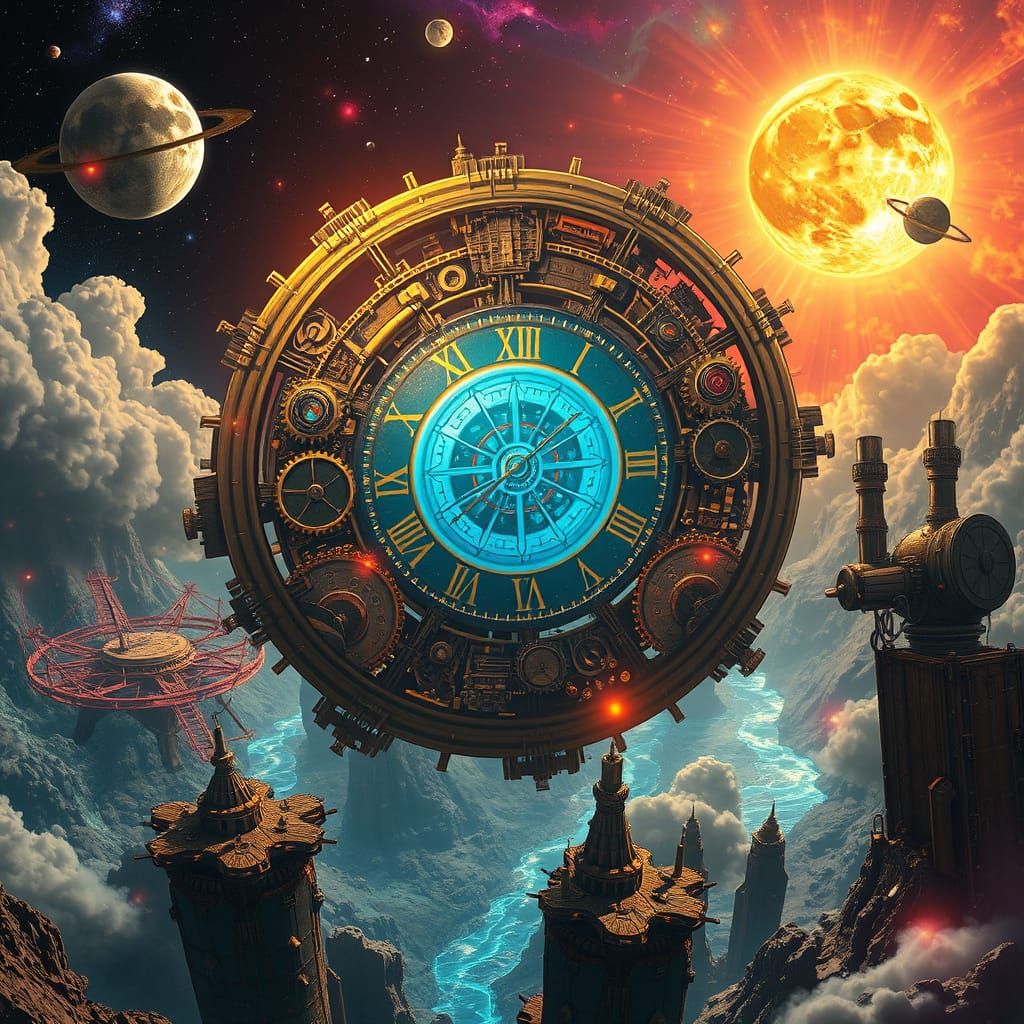 Cosmic Clockwork Mechanism Orbiting Dying Star