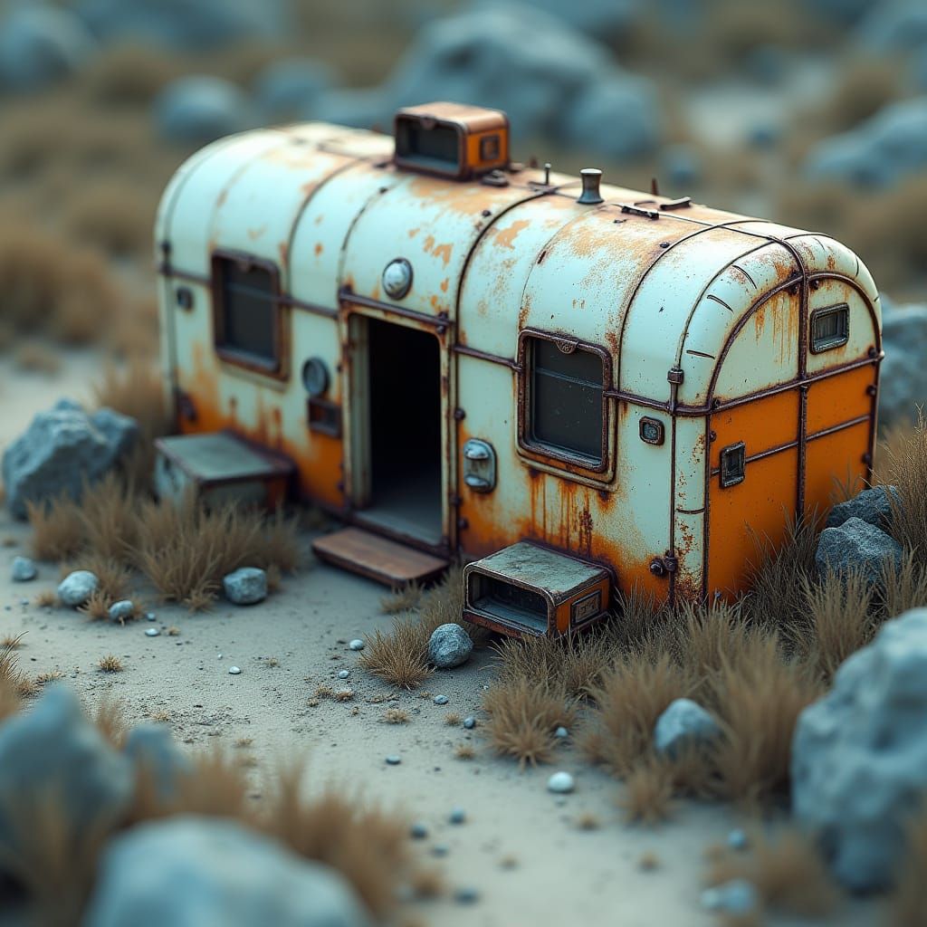 Retro-Futuristic Dwelling in a Post-Apocalyptic Wasteland