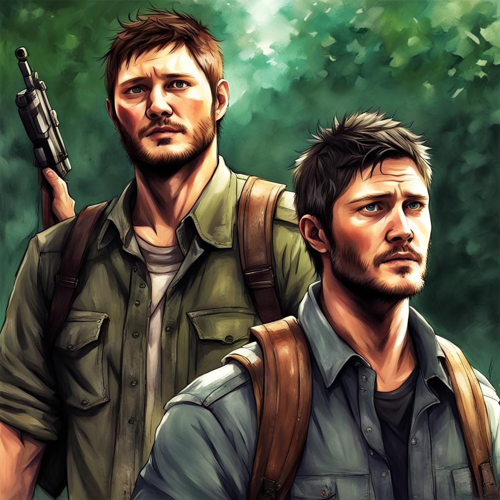 The Last of Us: Jensen Ackles & Pedro Pascal, Anime Style
