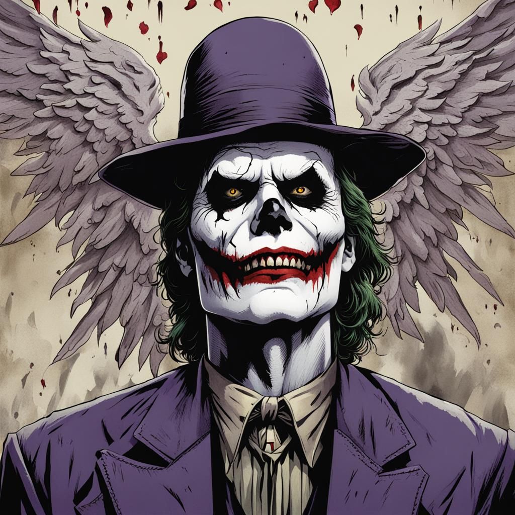 Angel of Death Joker: Gothic Art