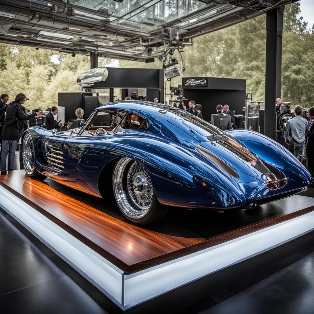 Blue Barchetta Hardtop