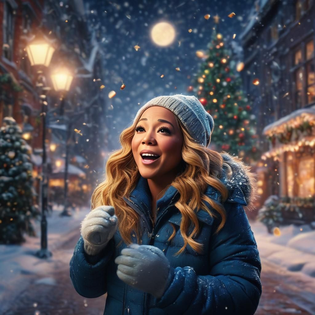 Mariah Carey Christmas Eve Performance: Pixar-Inspired 3D Ar...