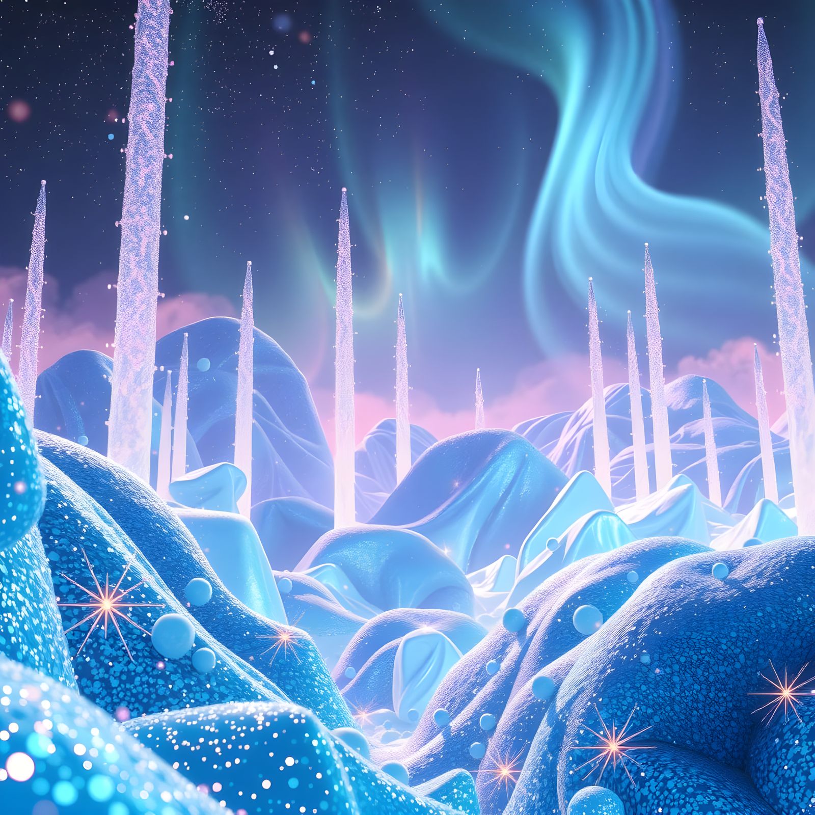 Epic Dreamy Glittery Masterpiece