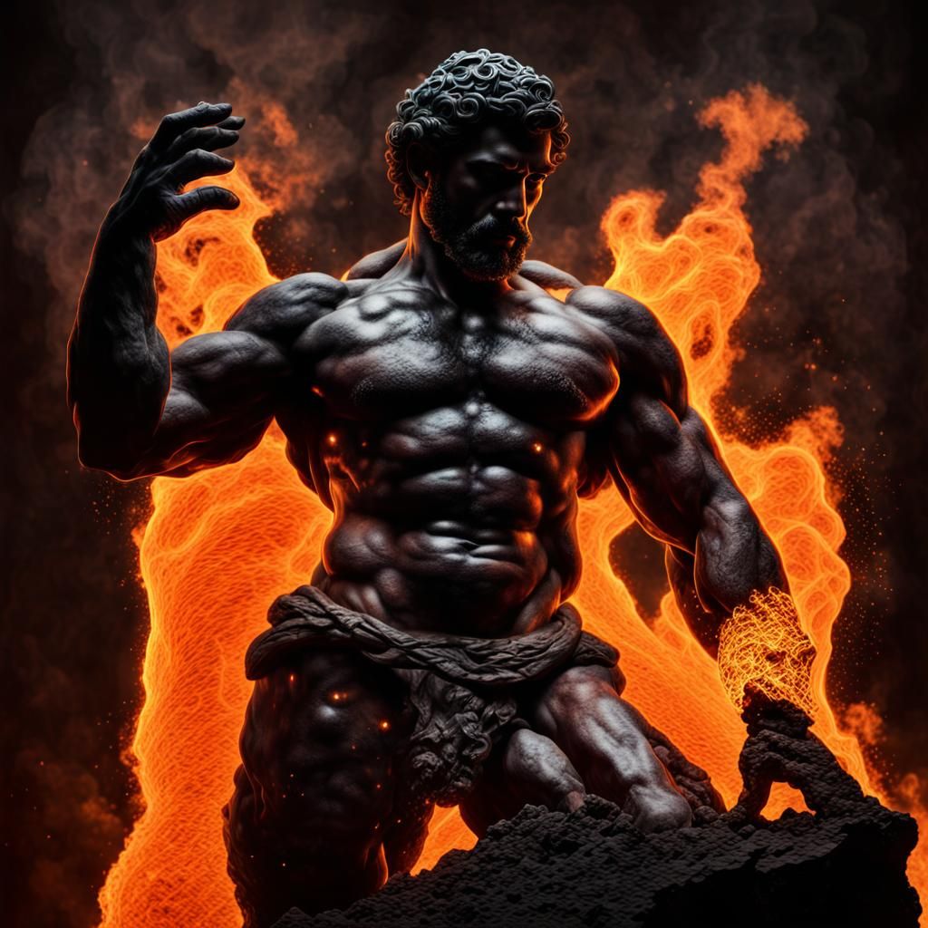 Hephaestus…..God of blacksmiths and fire….
