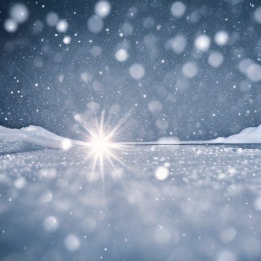 Arctic Snowfall: Professional Photography with Bokeh