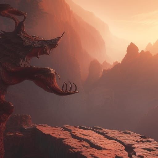 Detailed Matte Painting of Karate Master