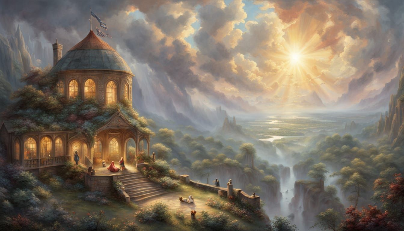 Romantic Pierrot Clown Serenade in Circus Ring