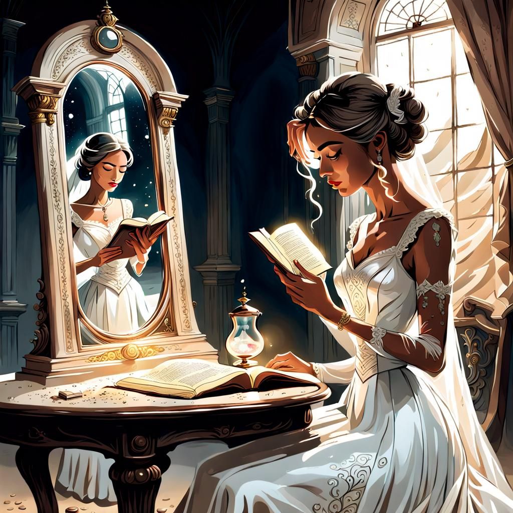 A Young Woman Contemplates Her Future in a Haunting Double E...