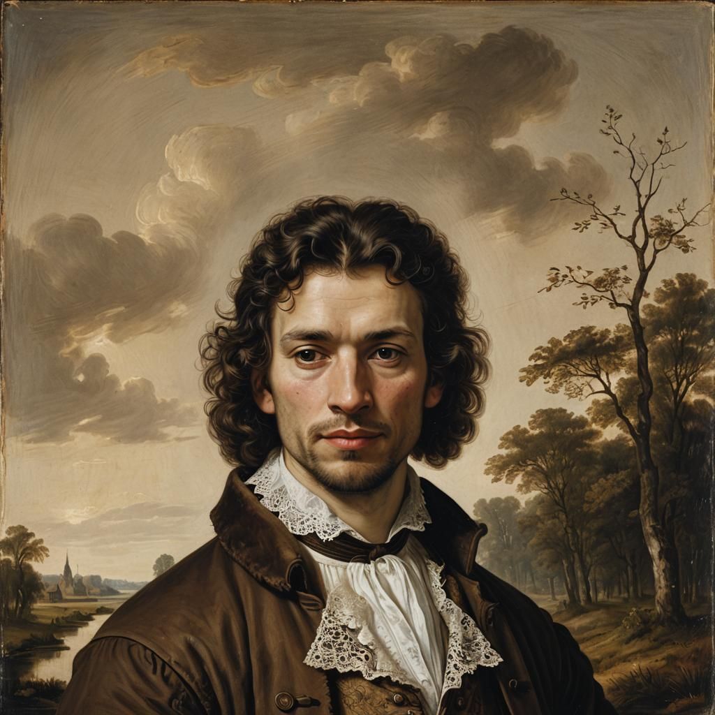 Dutch Golden Age Portrait of Arent Dirksz Aleman