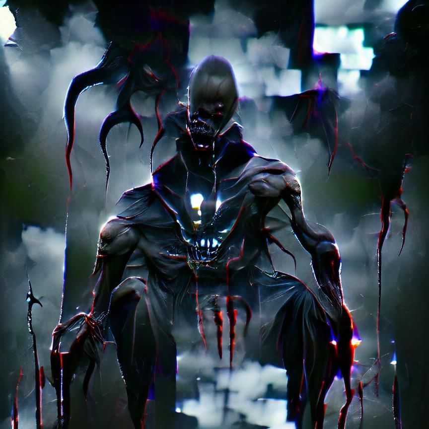 Sinister Darkness Concept Art in 8k Resolution