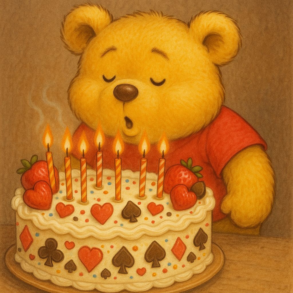 Winnie the Pooh Celebrates 7th Birthday