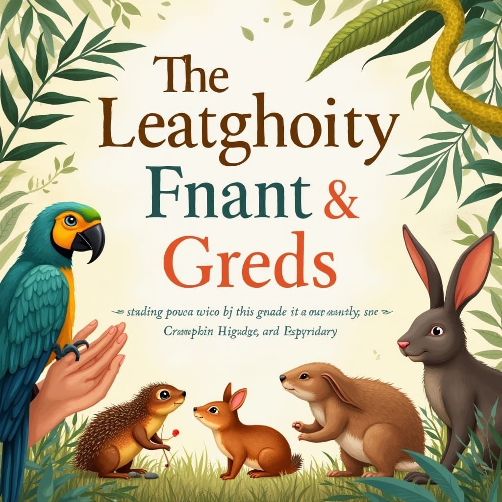 Whimsical Wildlife Sanctuary in Earthy Tones