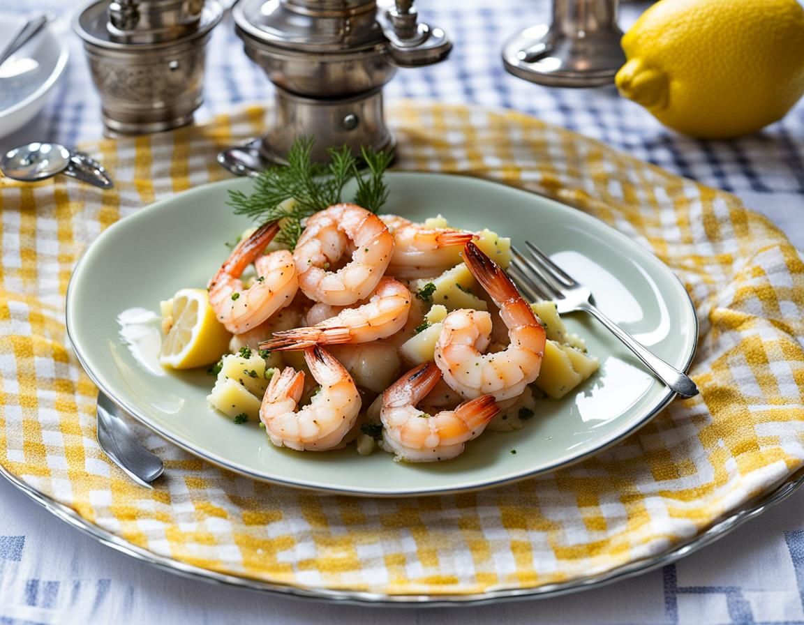 Lemon Shrimp and Artichoke Culinary Delight