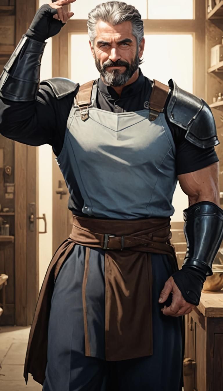 Handsome Thief with Irresistible Smile: Cinematic Film Still