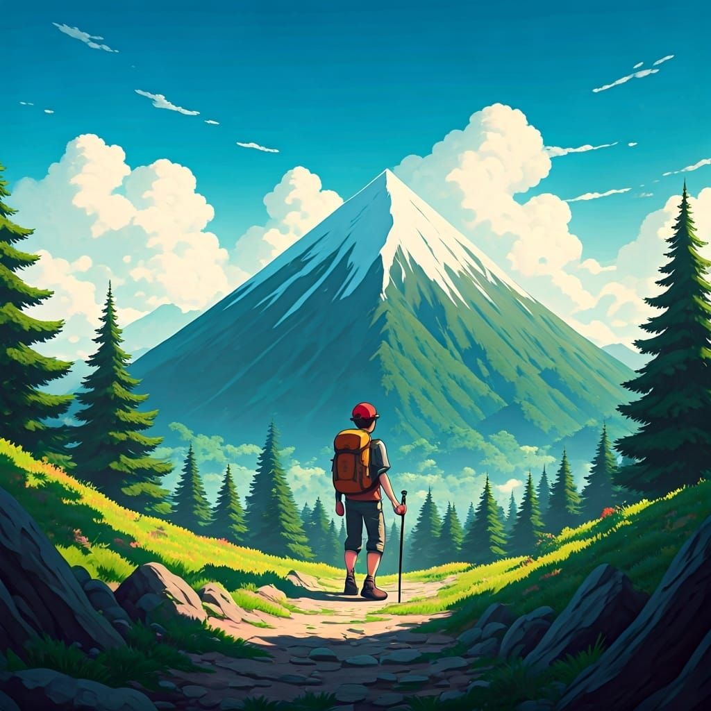 Wilderness Explorer Meets Red on Mt. Silver