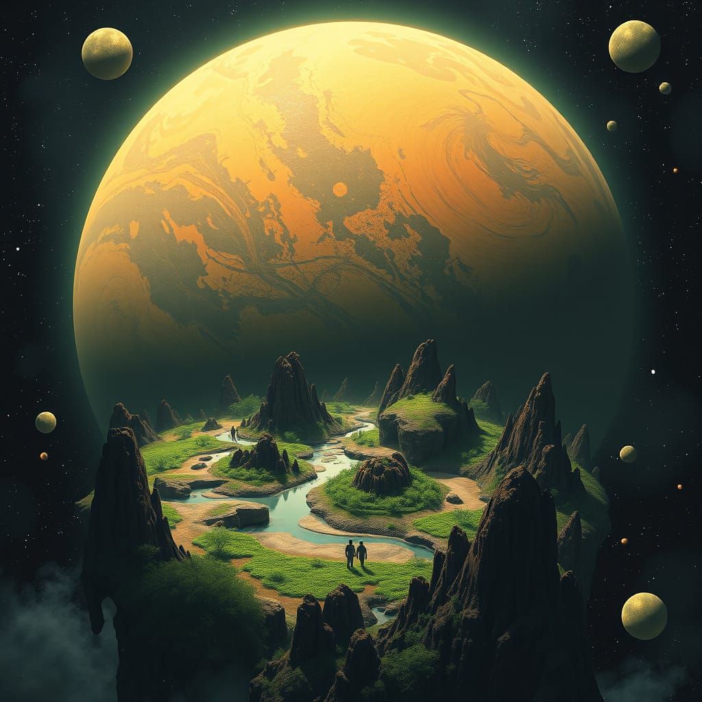 Surreal Sith Planet Unveils Verdant Biomes in Esstran Sector
