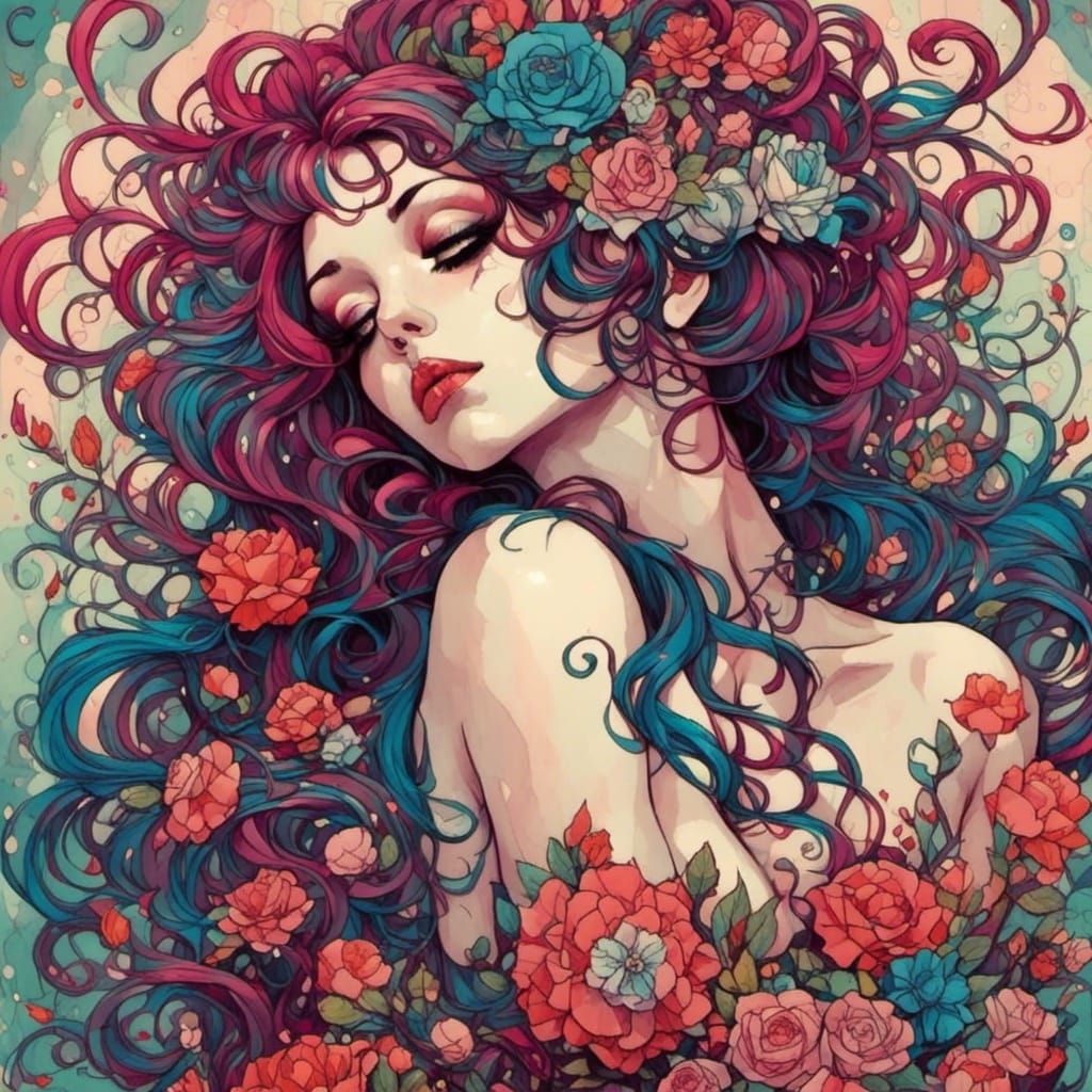 Hippie Queen Portrait: Courageous and Creative