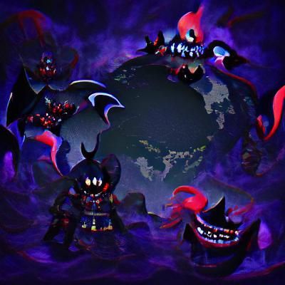 Dark Demon World: A Foreboding Landscape