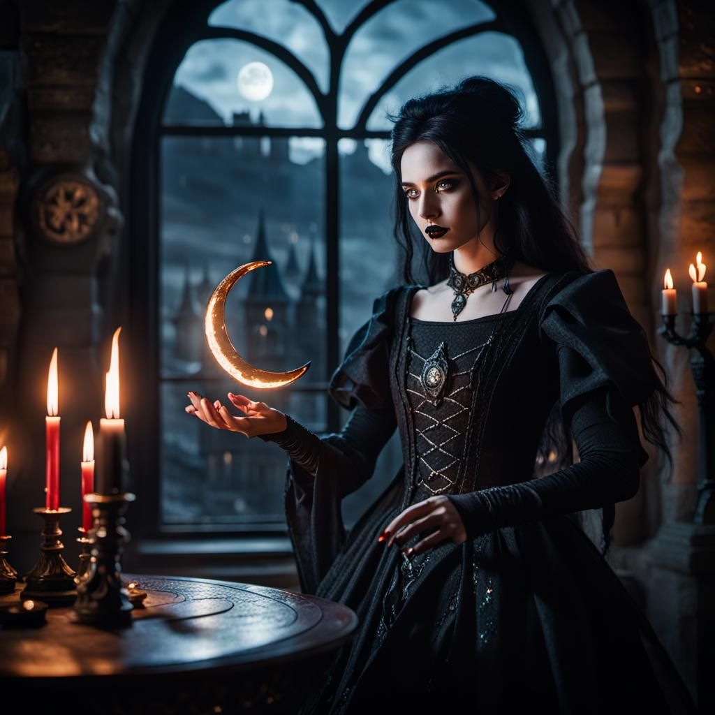 Decanthra, the black sorceress