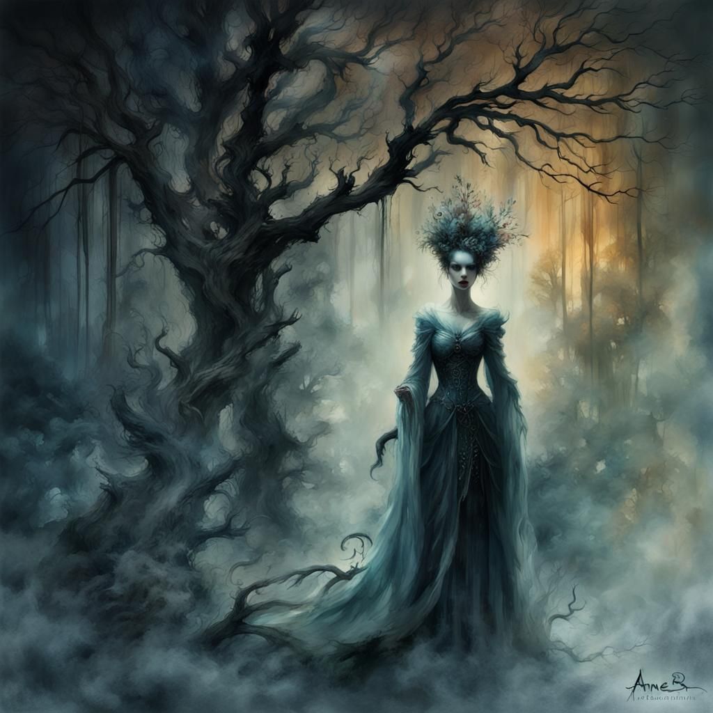 Ethereal Phantom Haunts Christmas: Anne Bachelier Style