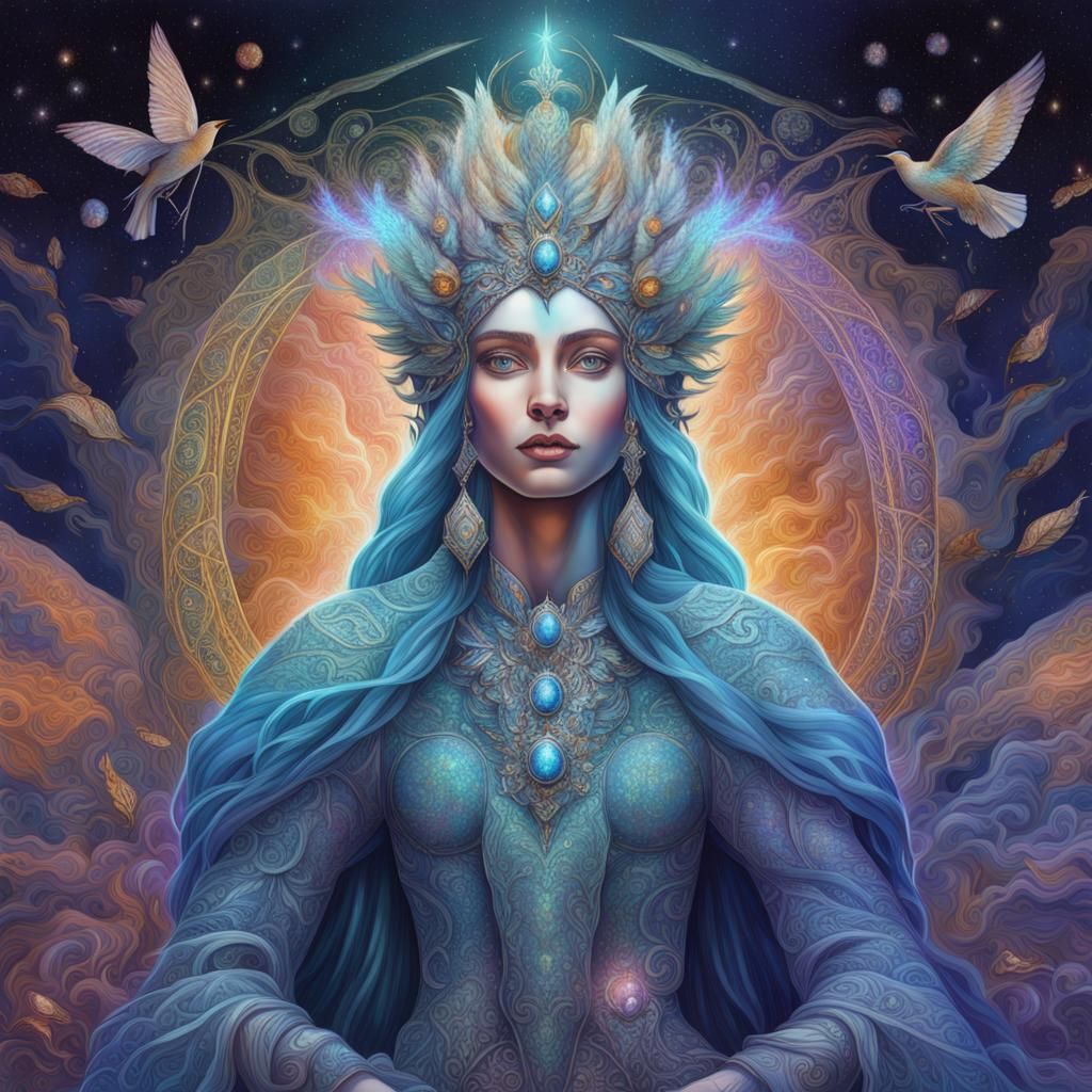 Queen Mab: Winter Court Astral Illustration
