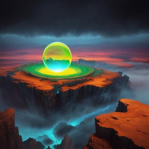 Surreal Dream Walker on Ethereal Path