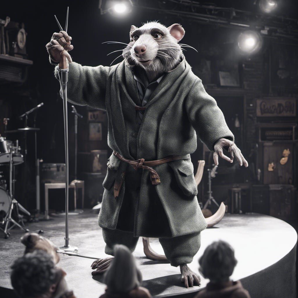 Master Splinter's Comedy Debut: Aardman Animation Style